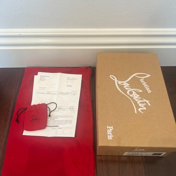 Christian Louboutin Corneille 100 Jazz Calf Pumps - Size 37.5 - Picture 5 of 5